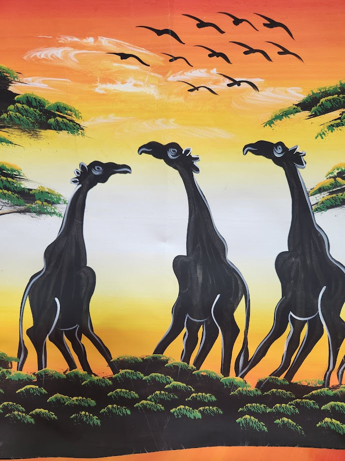 African Giraffe G3 Canvas Painting