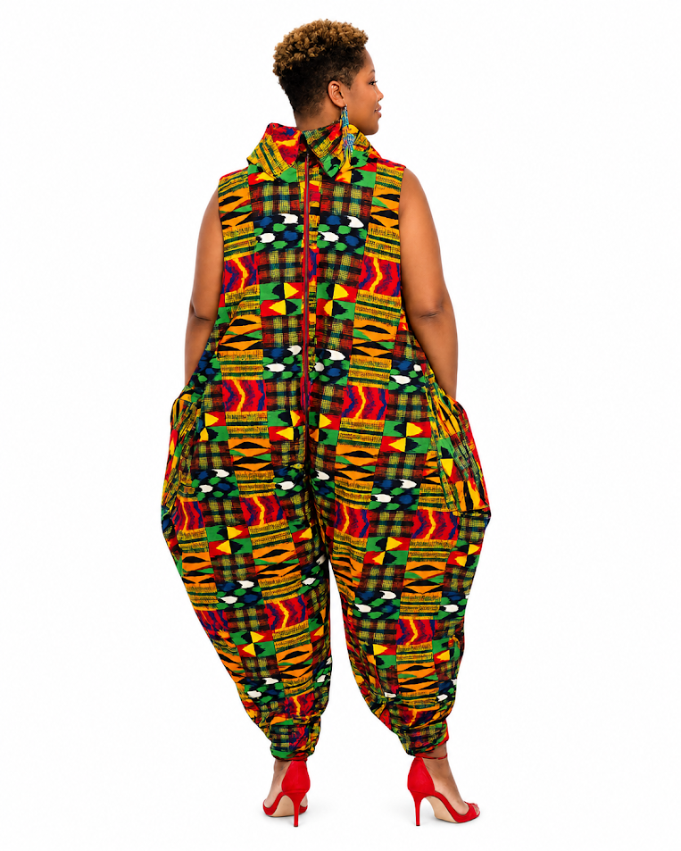 One-of-a-Kind Handmade One Size Jumpsuit for all Occasion by Akida Ajuaye - Dar-Es-Salaam, Tanzania