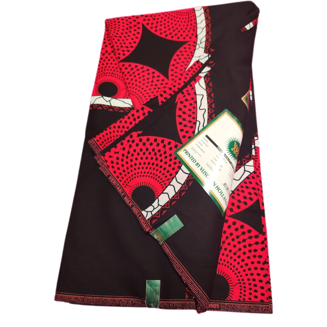 African_Wax_Print_Kitenge_Ankara_Red_and_Black_dots