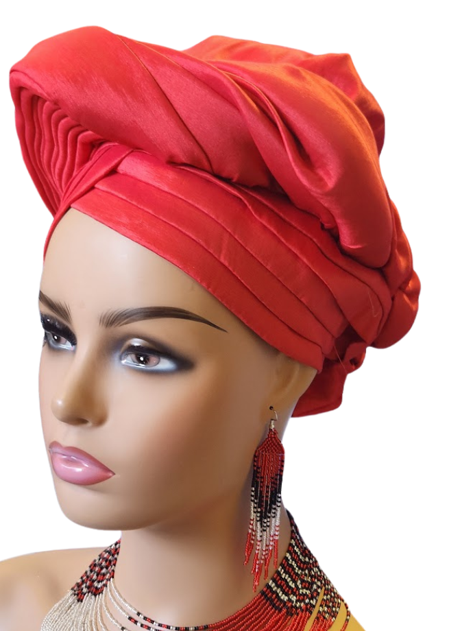 Aso-Oke Head Tie - Free Size - Adjustable
