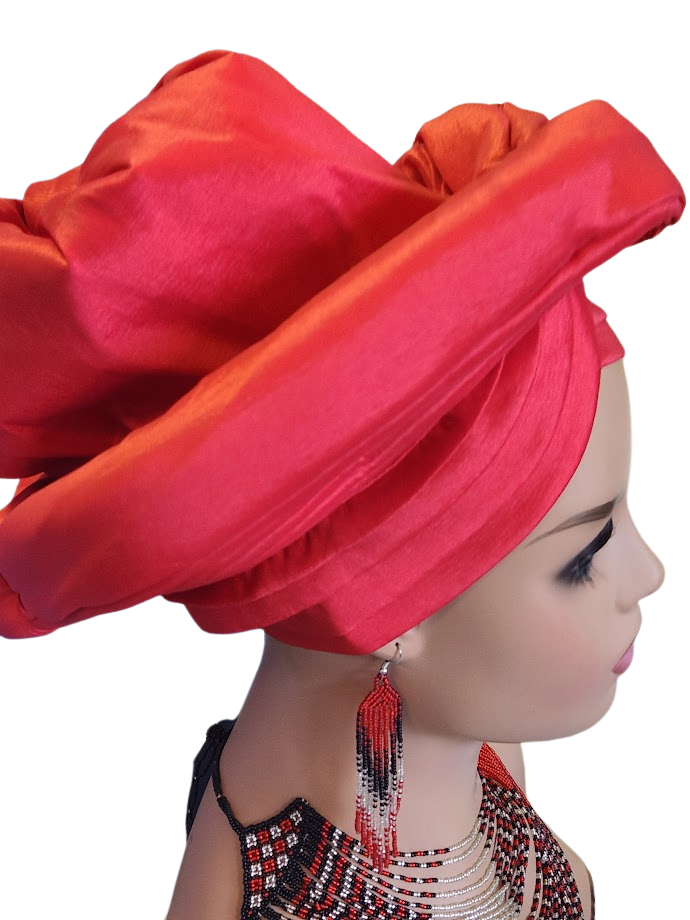 Aso-Oke Head Tie - Free Size - Adjustable