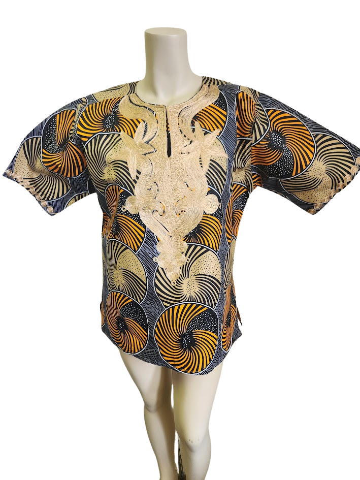 Embroidered Daishiki - Medium to Large Size