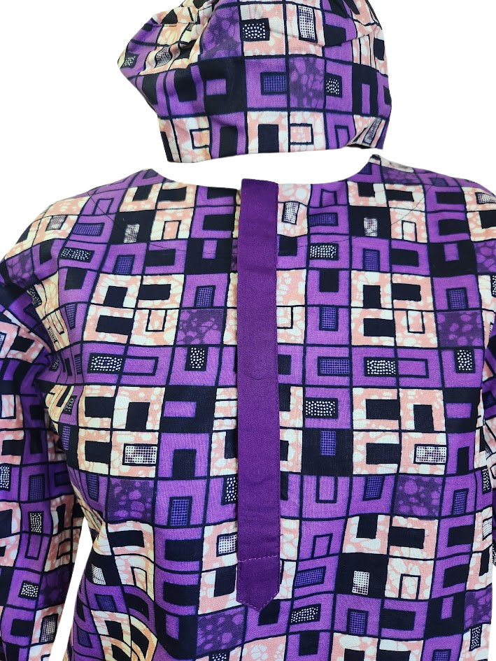 3 Pieces Set Daishiki - draw string, XL, XXL and XXXL