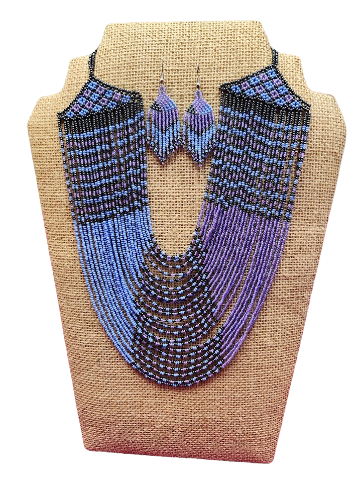 African Beaded Necklace Sibaya / Mchete's African Treasures