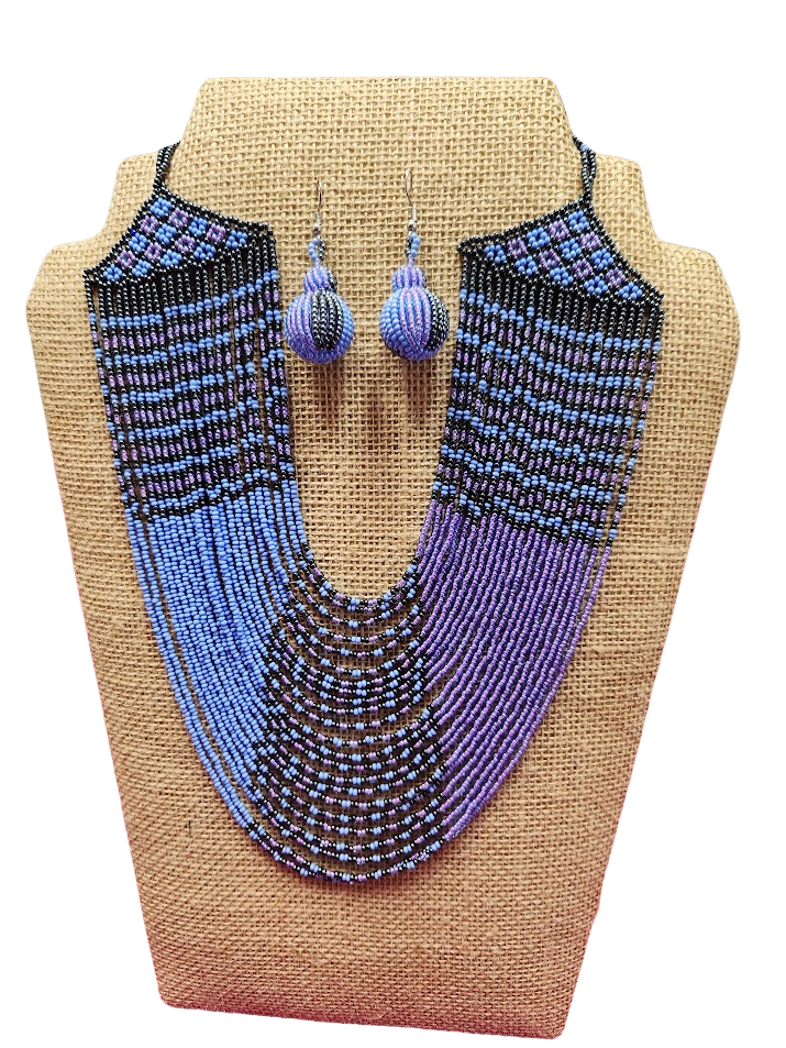 African Beaded Necklace Sibaya / Mchete's African Treasures