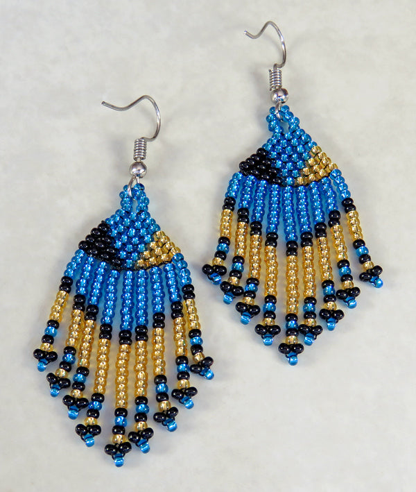 African Beaded Earrings short tassel