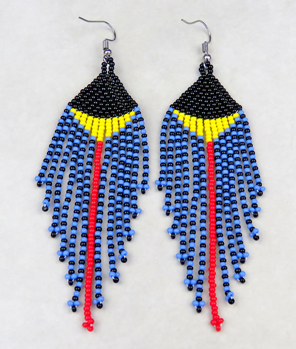 African Beaded Earrings Timbavati. Shop | Mchete's African Treasures, LLC