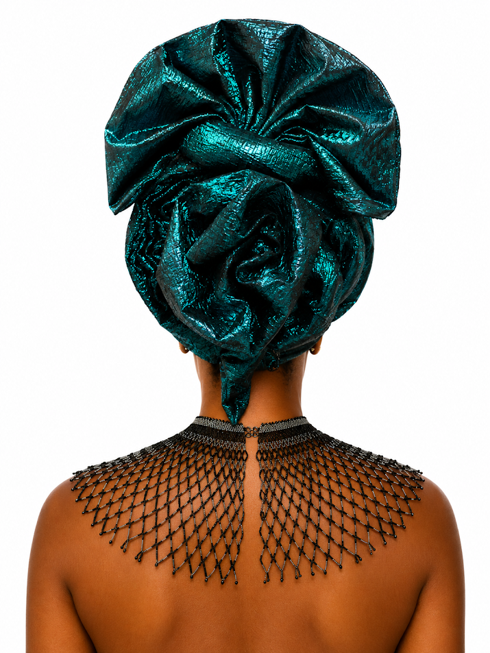 Elegant Free Size Hat Designed and Handmade by Silvia Kinjui Oisso - Dar-Es-Salaam, Tanzania