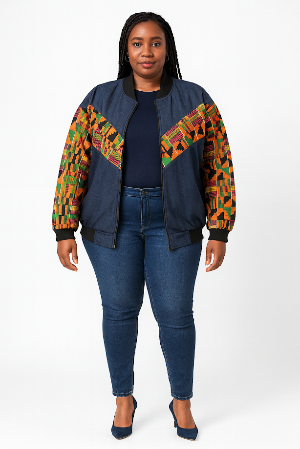 Warm Afrocentric Bomber Jackets - Unisex