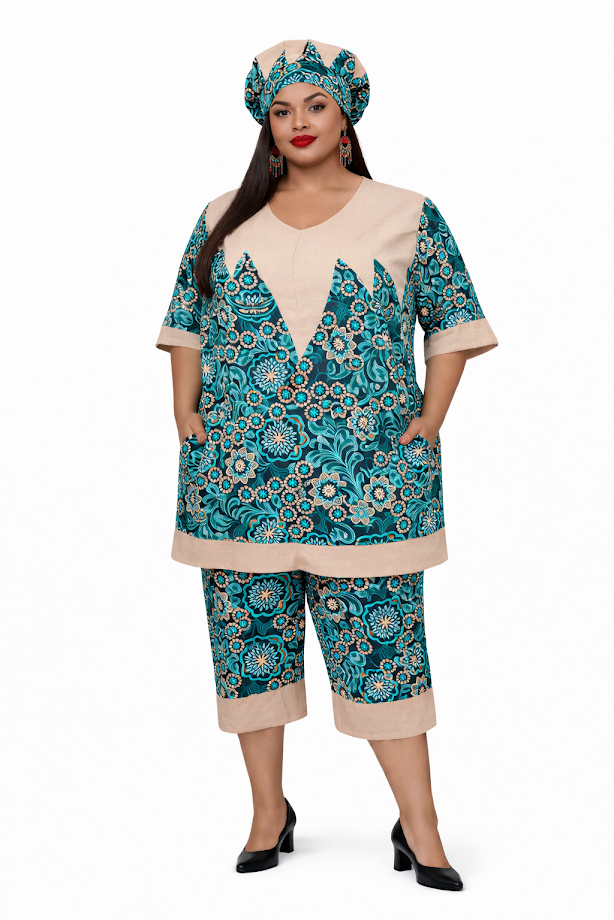Handmade Made Dressy Capri Set - XL-XL