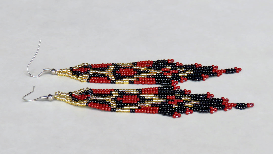 Leopard Earrings Beaded African | Mchete's African