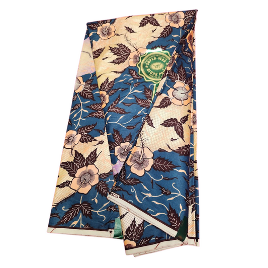 African_Wax_Print_KitengeAnkara_Blue_and_Tan