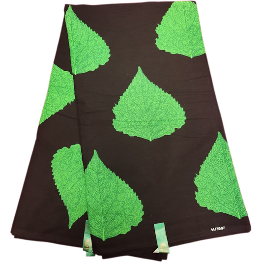 African_Wax_Print_Kitenge_Ankara_Black_and_Green