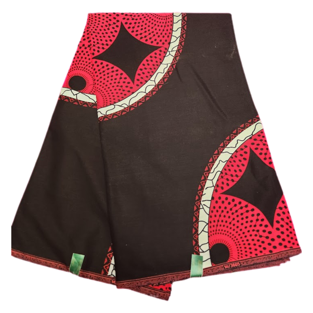 African_Wax_Print_Kitenge_Ankara_Red_and_Black_dots