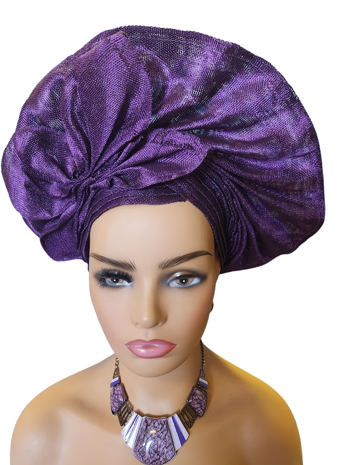 Aso-Oke Head Tie - Free Size/Adjustable