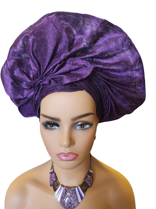 Aso-Oke Head Tie - Free Size/Adjustable
