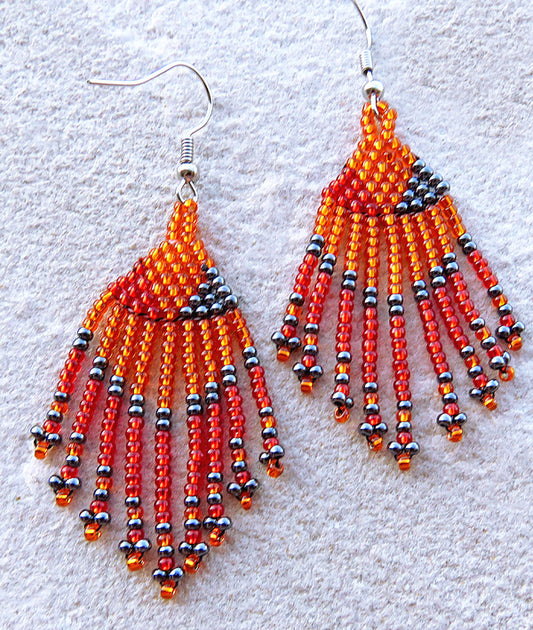 Earrings Tassel |Mchete's African Treasures
