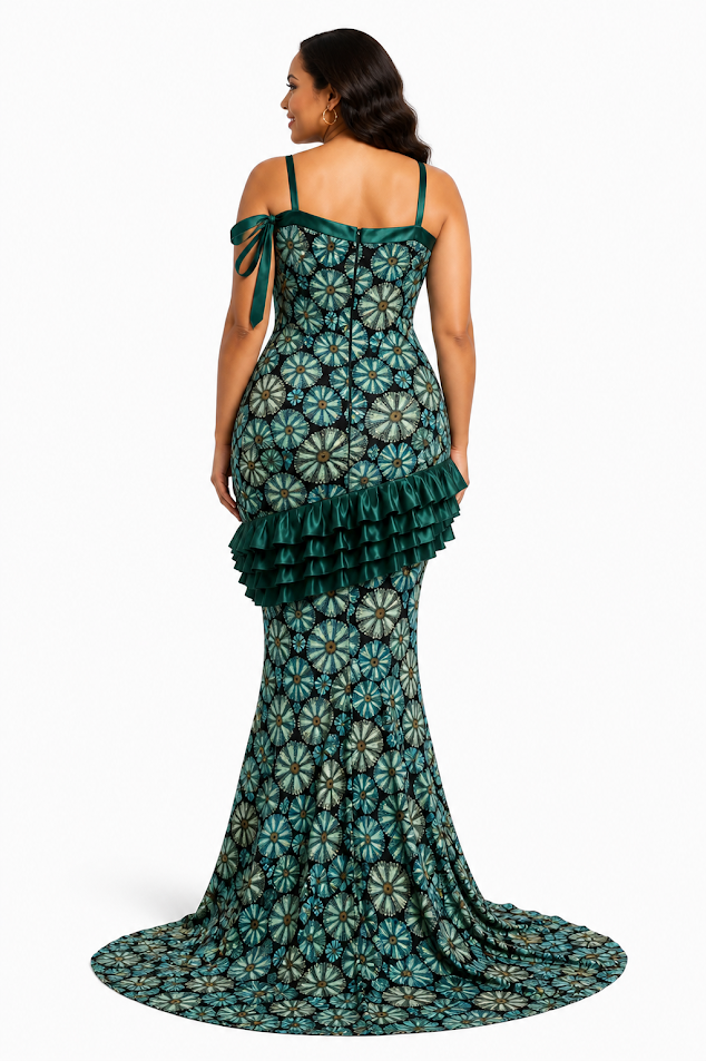 Tanzania One-of-a Kind fitted Ankara Handmade Size M Dress for Special Occasion