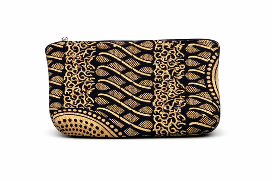 African Print Makeup Pouch, Ankara Cosmetic Bag, make up purse.