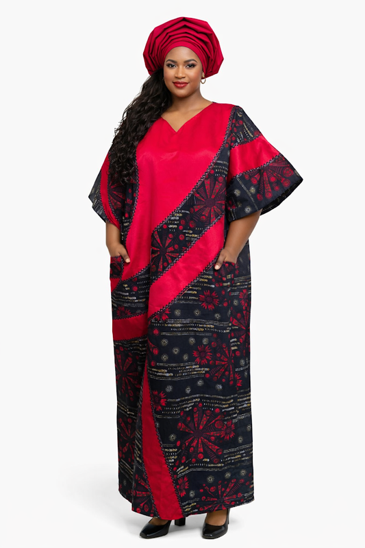 Handmade Dressy Free Size Long Dress Size 2XL - 4XL