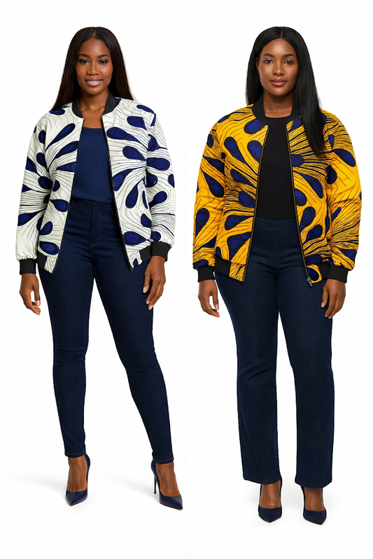 Warm Afrocentric Jackets - Unisex - Reversible