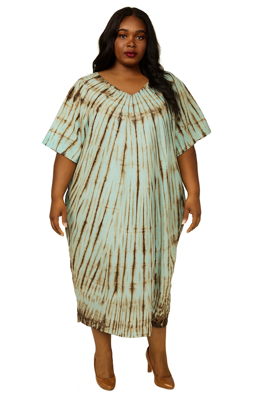 One-of-a Kind Organic Hand-Made Batik & Tailor-Made - Long Formal Attire