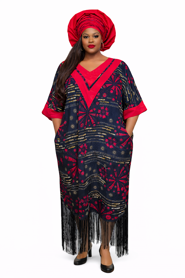 Handmade Dressy Free Size Long Dress with Pockets
